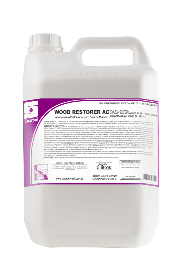 WOOD RESTORER AC - 5L - Gigante Distribuidora - Produtos para Higiene ...